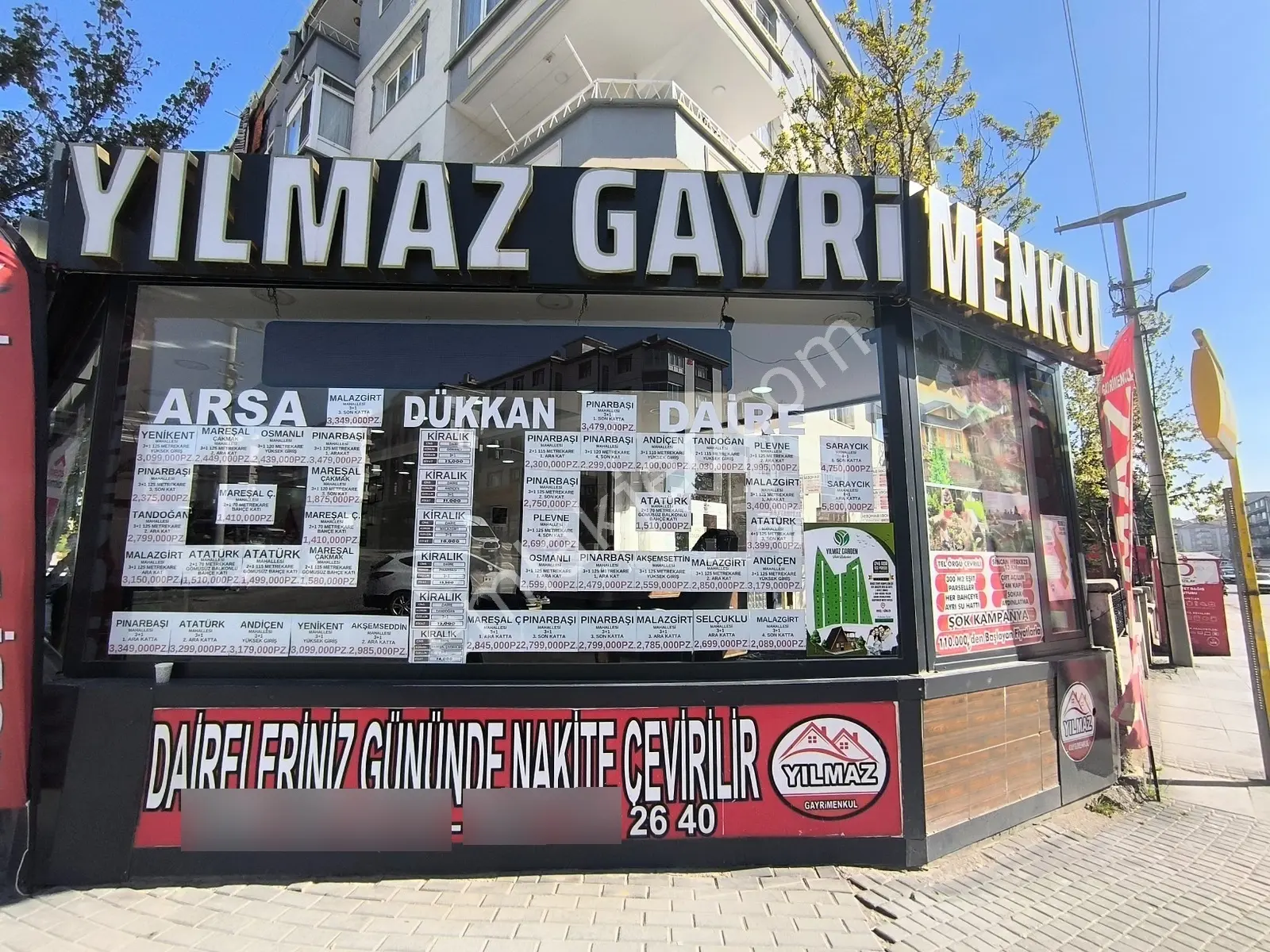 Yılmaz Gayrimenkulden 1 Kat Ön Ve Park Cephe Masrafsız Acıl 2+1 — fotoğraf 18