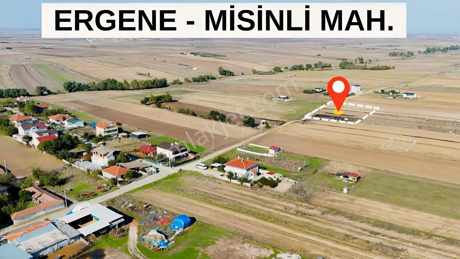 Ergene Misinli'De 325M² Ana Yola Cephe İmarlı Tek Tapu Arsa.....
