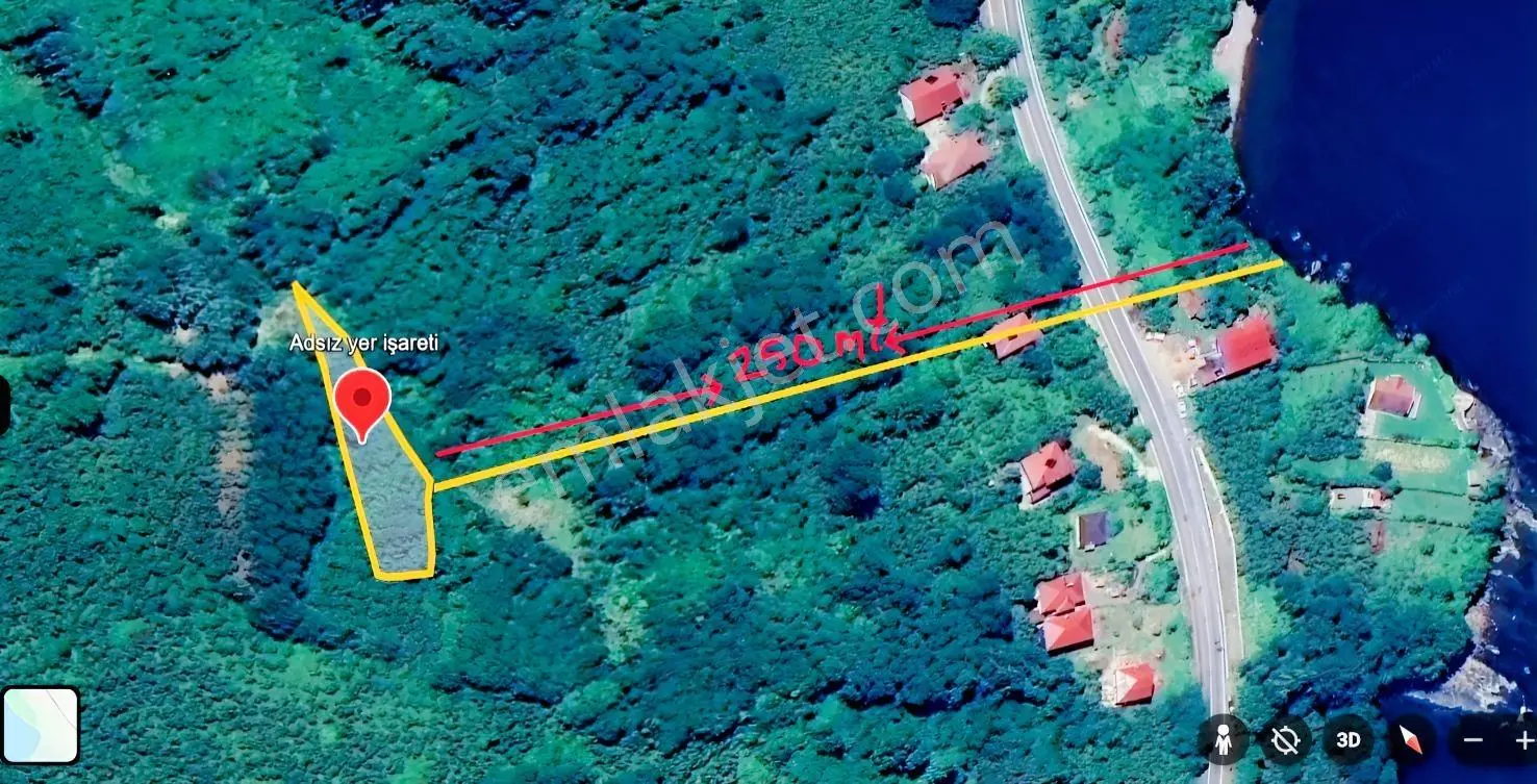 Ordu Perşembe Yason Yarımadasında Satılık 822 M² Bahçe. — fotoğraf 4