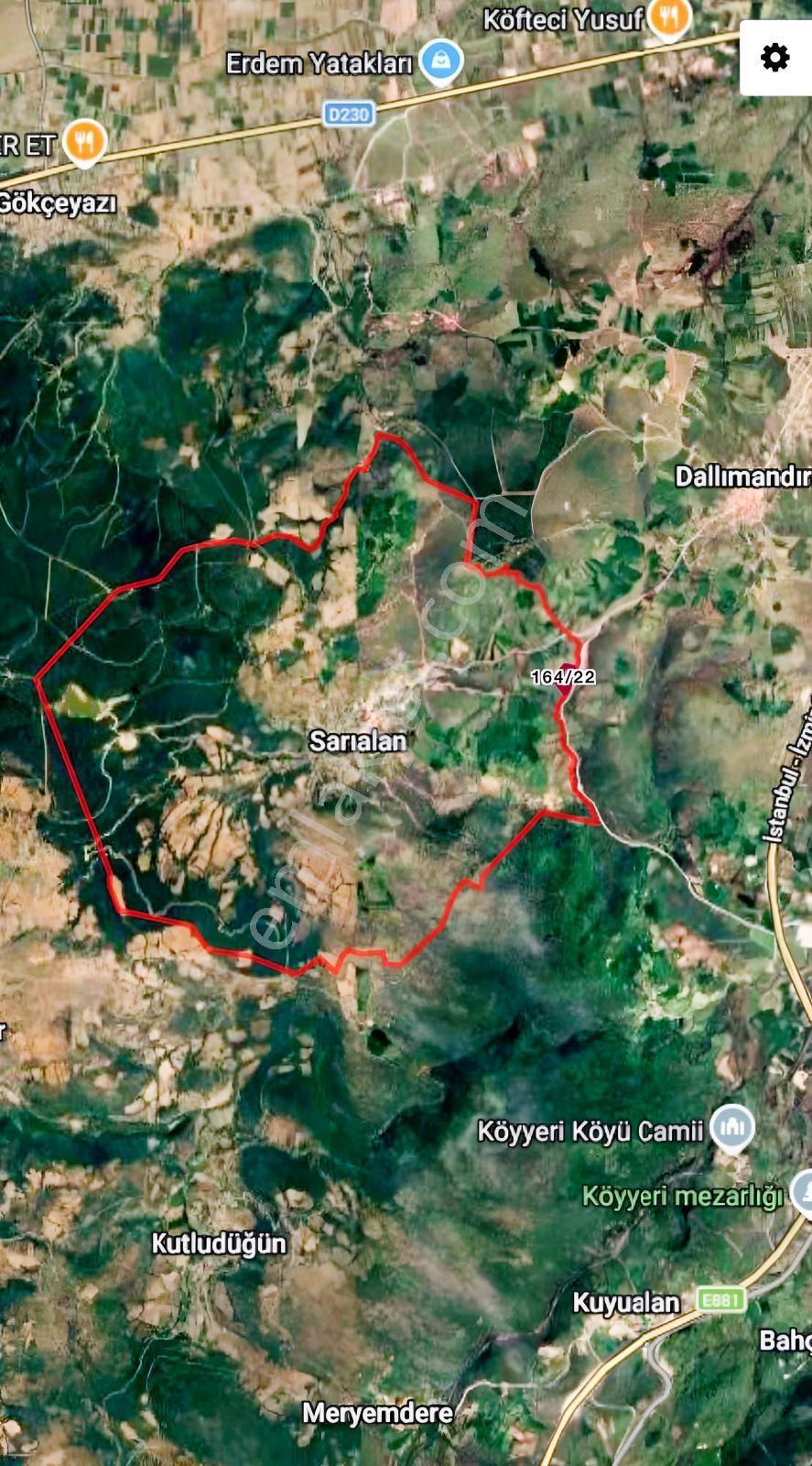 Balıkesir Altıeylül Sarıalan Mahallesi Satılık Tarla 14.830 M2 — fotoğraf 3