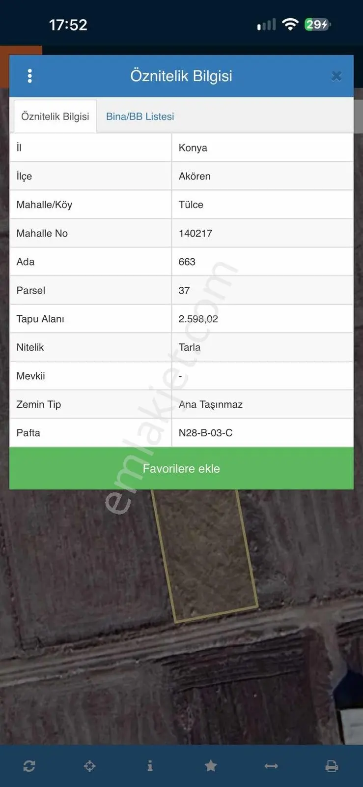 Enes Acur'dan Akören Tülce'de 2.598 M2 Sulanabilir Tarla — fotoğraf 2