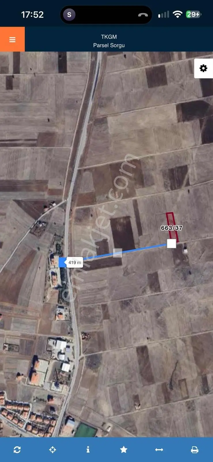 Enes Acur'dan Akören Tülce'de 2.598 M2 Sulanabilir Tarla — fotoğraf 7