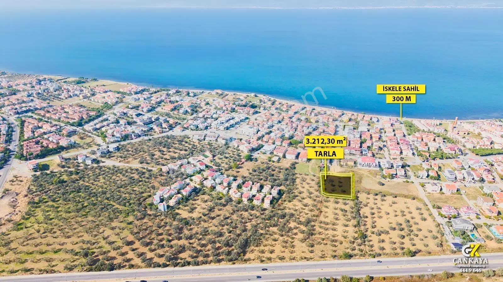 Çankaya'dan İskelede 1/5000 Plan İçinde Satılık Tarla — fotoğraf 4