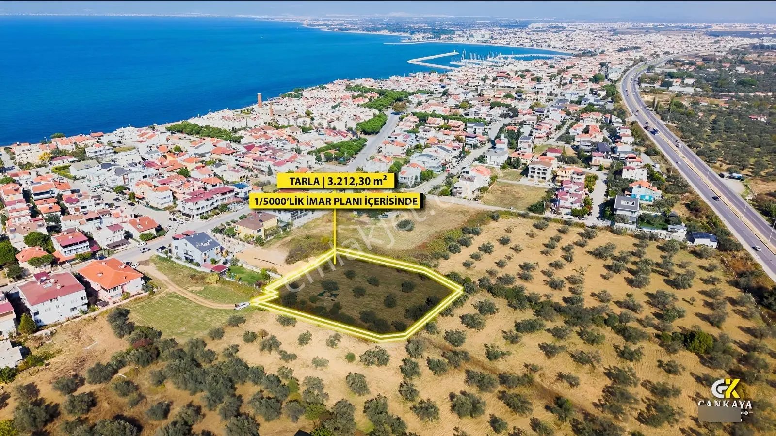 Çankaya'dan İskelede 1/5000 Plan İçinde Satılık Tarla — fotoğraf 9