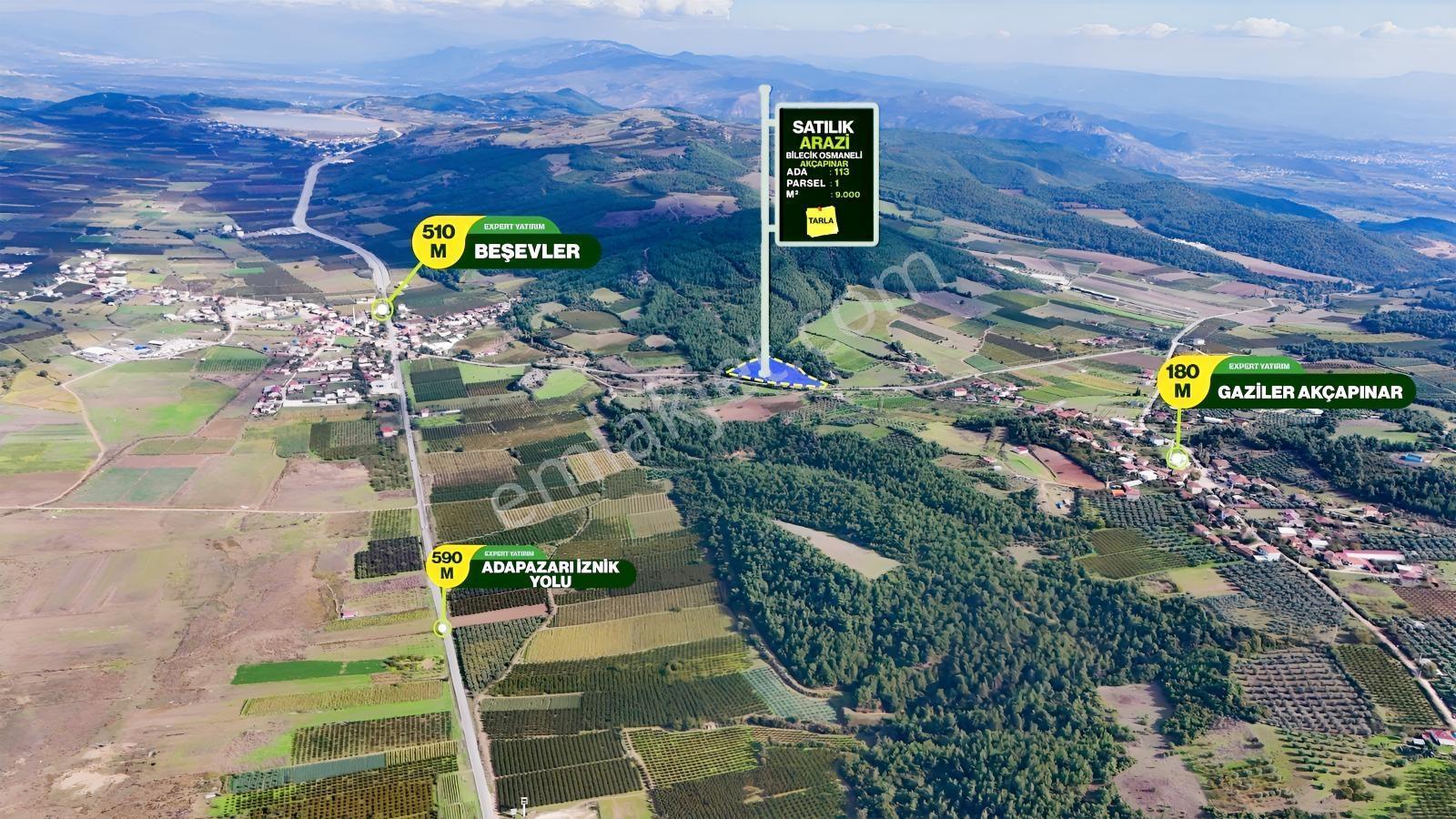 Expertten Bilecik Osmaneli Akçapınarda Satılık 9.000 M² Arazi! — fotoğraf 2
