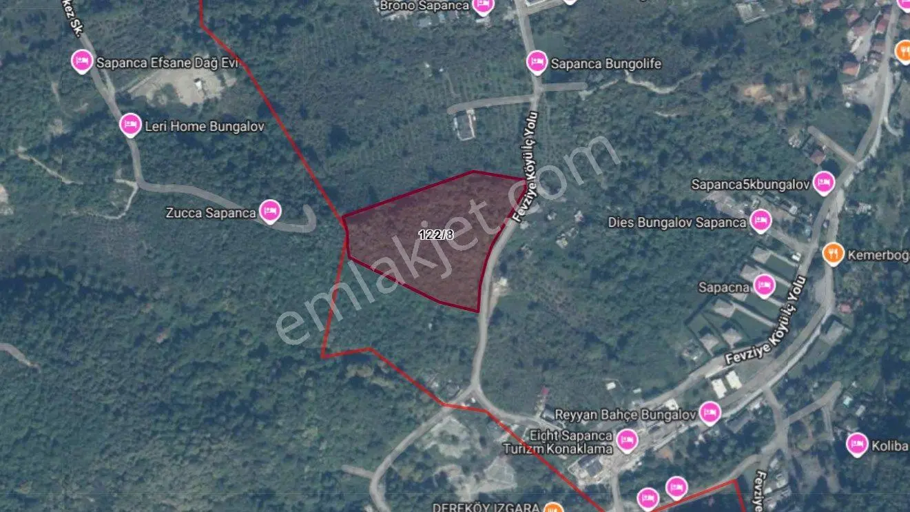 Sapanca Fevziyede Satılık 13.823 M2 Fındık Bahçesi — fotoğraf 2