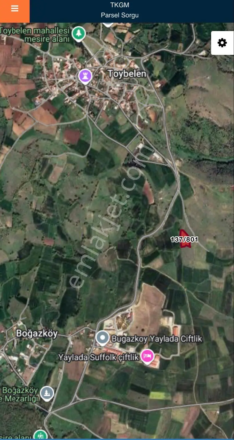 Balcity-karesi Toybelen'de 4.450 M2 Resmi Yola Cephe Fırsat Yatırım — fotoğraf 3