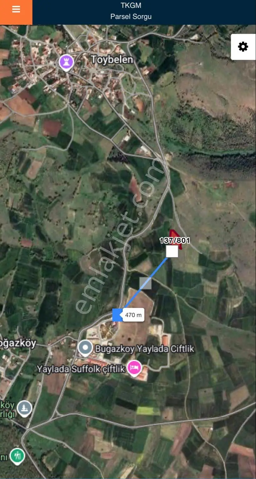 Balcity-karesi Toybelen'de 4.450 M2 Resmi Yola Cephe Fırsat Yatırım — fotoğraf 4