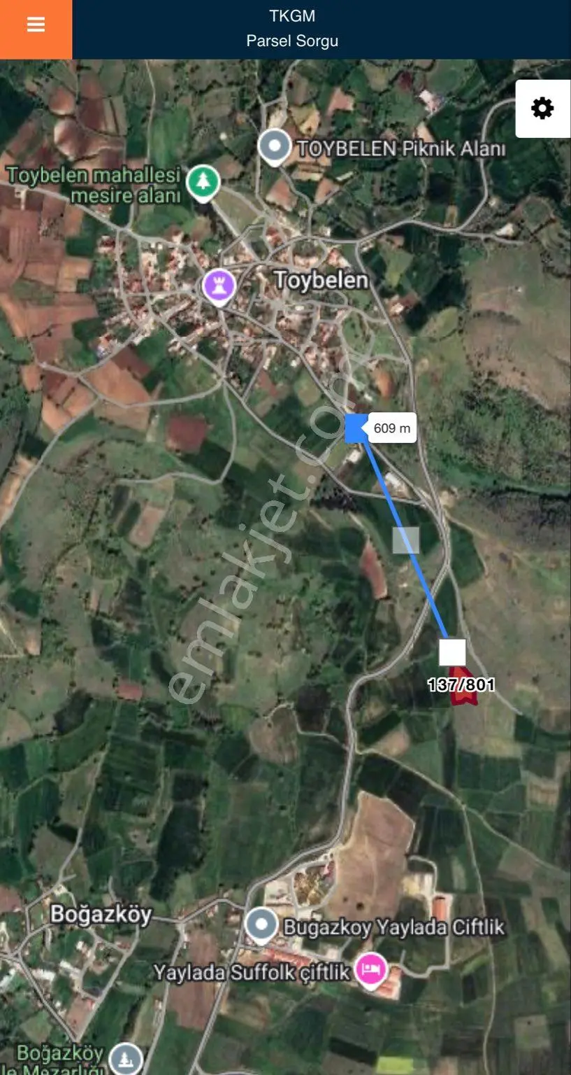 Balcity-karesi Toybelen'de 4.450 M2 Resmi Yola Cephe Fırsat Yatırım — fotoğraf 5