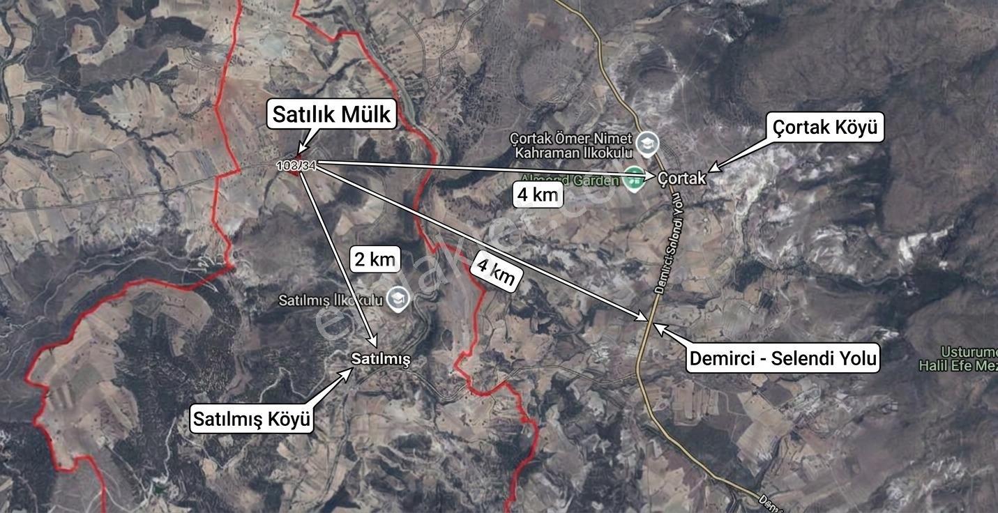 4 Manisa Selendi Yeşilde 6.753 M² Satılık Tarla — fotoğraf 10