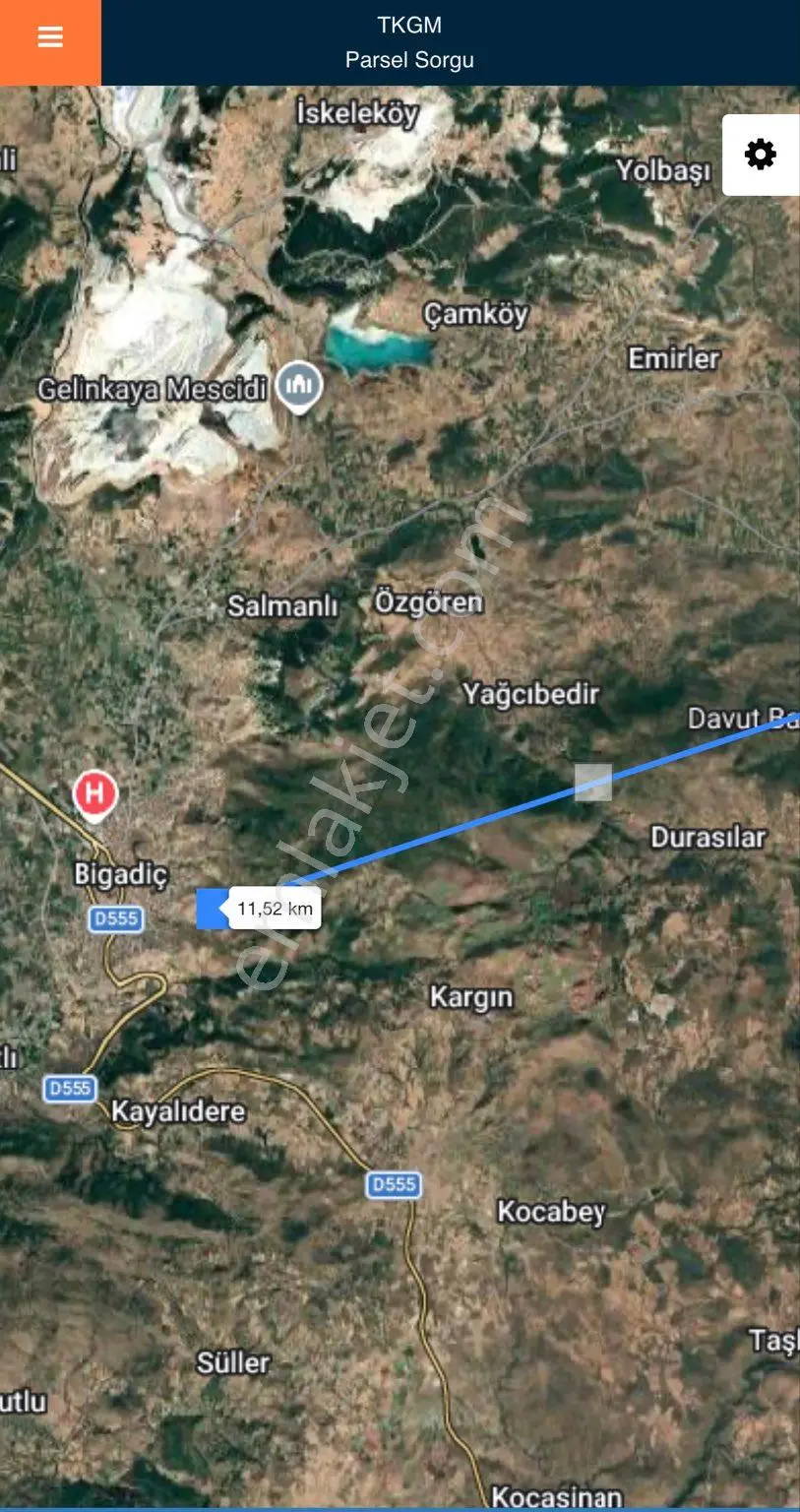 Balcity - Bigadiç Hisar Mah. Tek Tapu Fırsat 4.393 M2 Yatırım Fırsatı — fotoğraf 8