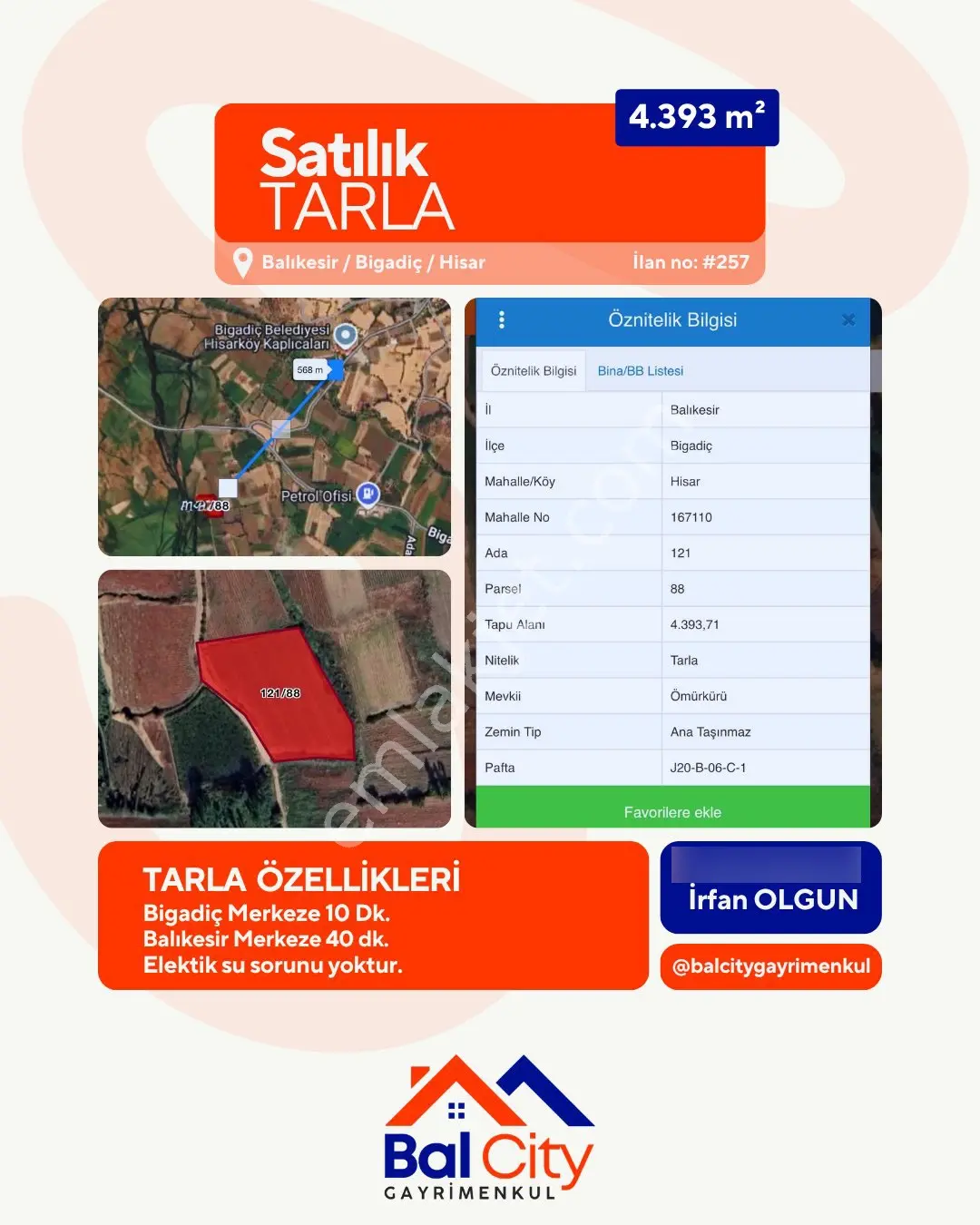 Balcity - Bigadiç Hisar Mah. Tek Tapu Fırsat 4.393 M2 Yatırım Fırsatı — fotoğraf 14