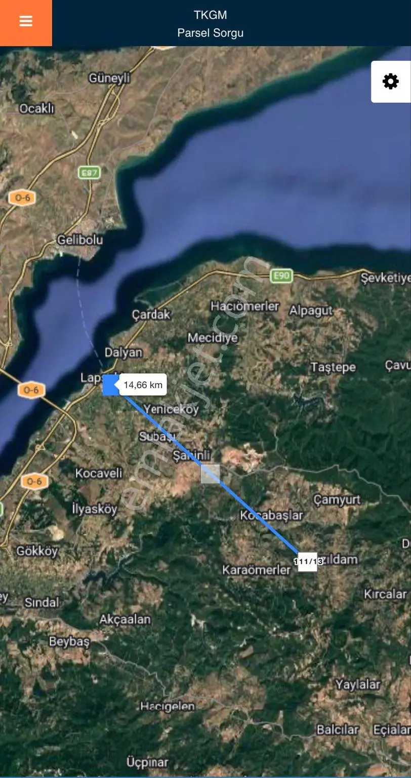 Balcity - Çanakkale | Lapseki Kızıldam'da 436 M2 Satılık Tarla — fotoğraf 5