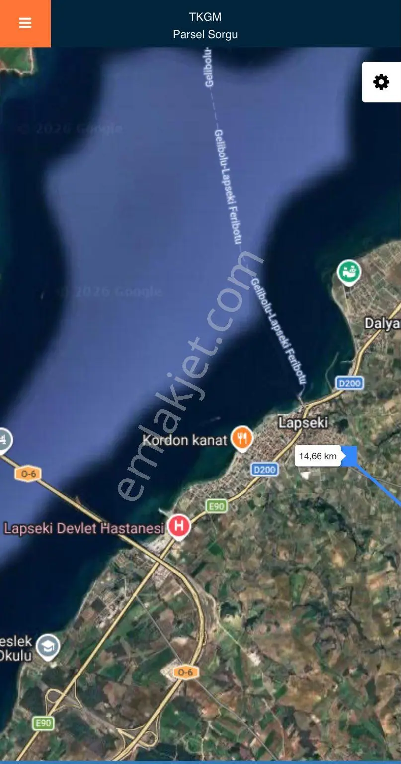 Balcity - Çanakkale | Lapseki Kızıldam'da 436 M2 Satılık Tarla — fotoğraf 6