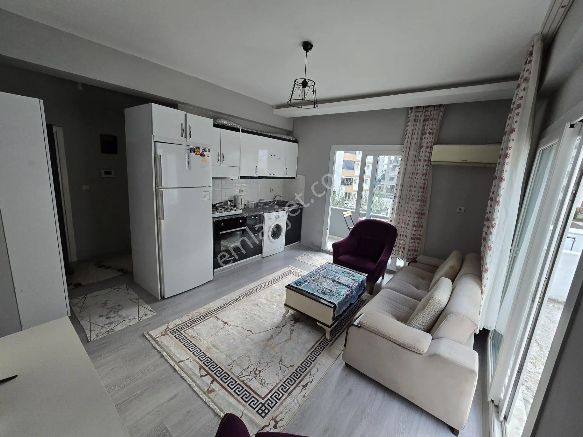 Sarıçam'ın Gözde Lokasyonunda | Ferah Teras Keyfi Olan 1+1 Full Eşyalı Daire — fotoğraf 5