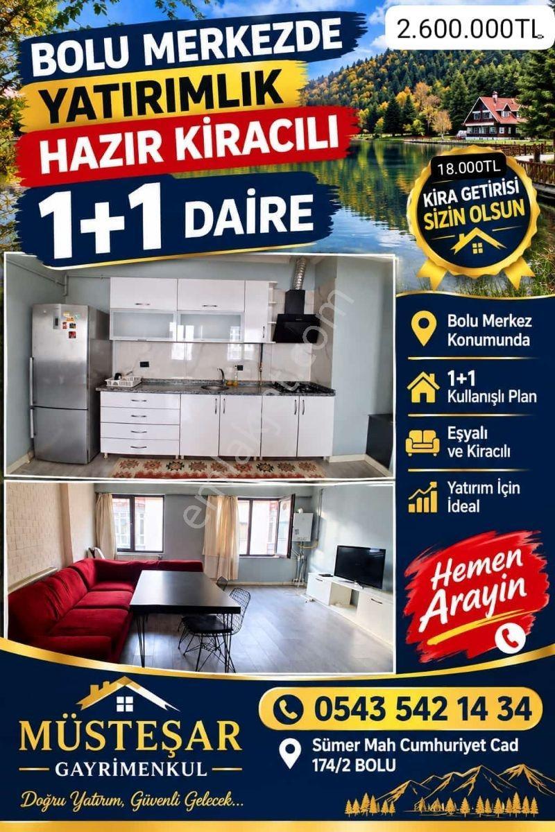 Bolu Merkezde Yatırımlık Hazır Kiracılı 1+1 Daire — fotoğraf 2
