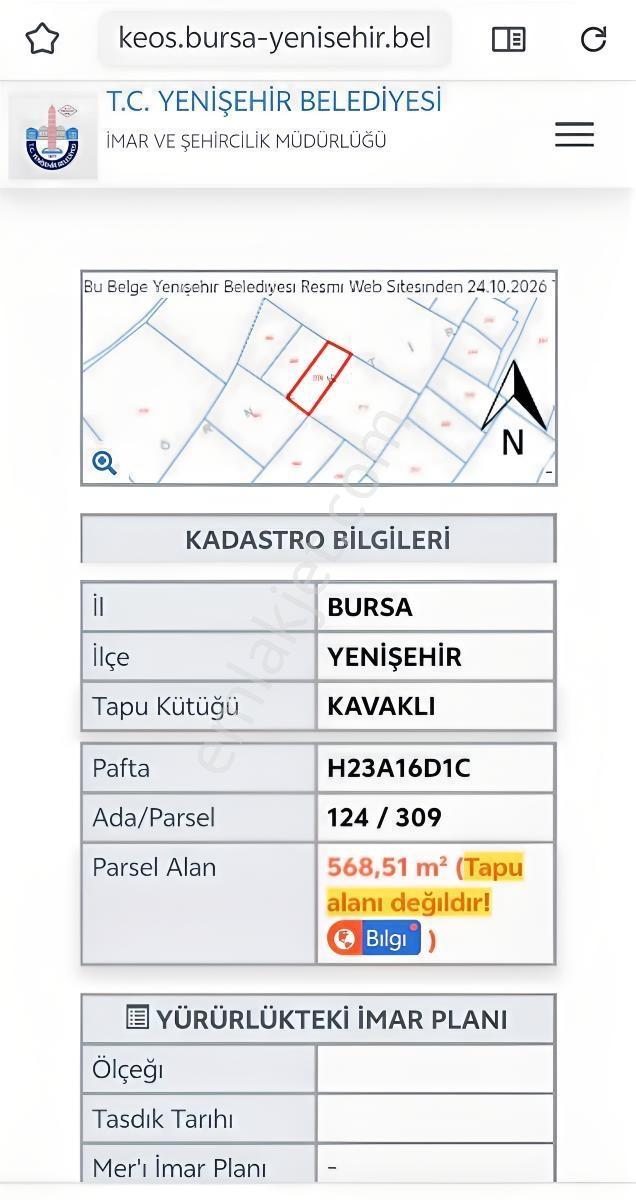 Bölgenin Uygunu Kavaklı Köy İçinde 576 M² Müstakil Tapulu Arsa — fotoğraf 3