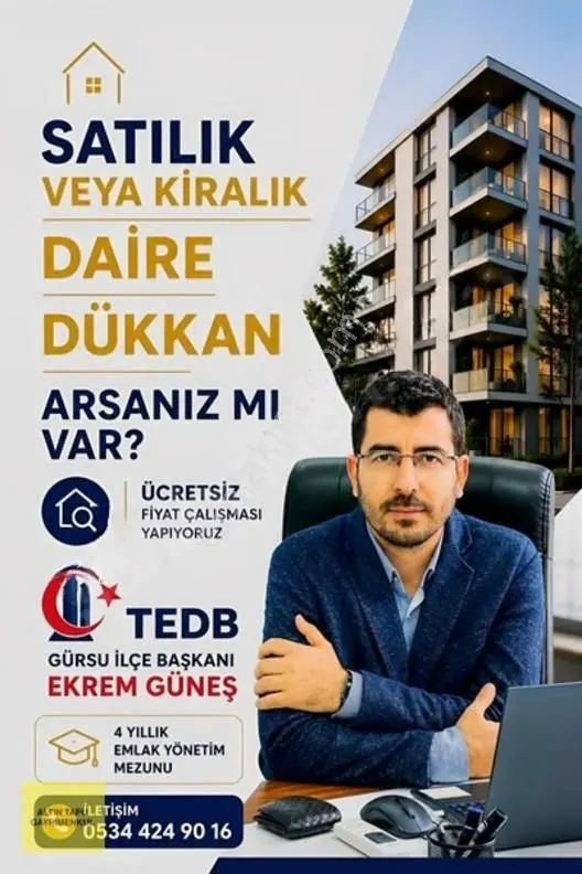 Altın Tapu'dan Güzel 2+1 Arakat / Asansörlü — fotoğraf 5
