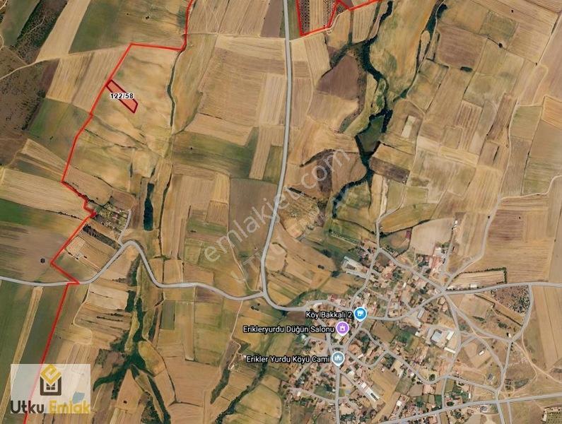 Utku Emlak'tan Babaeski Erikleryurdu Köyü 3474m2 Satılık Arazi — fotoğraf 12