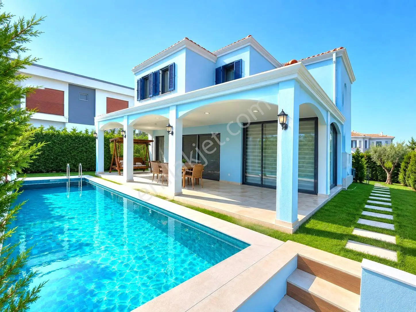 Kuşadasının En Elit Bölgesinde Plaja Ve Avm'lere Yakın Özel Havuzlu Tek Müstakil 4+1 Villa — fotoğraf 8