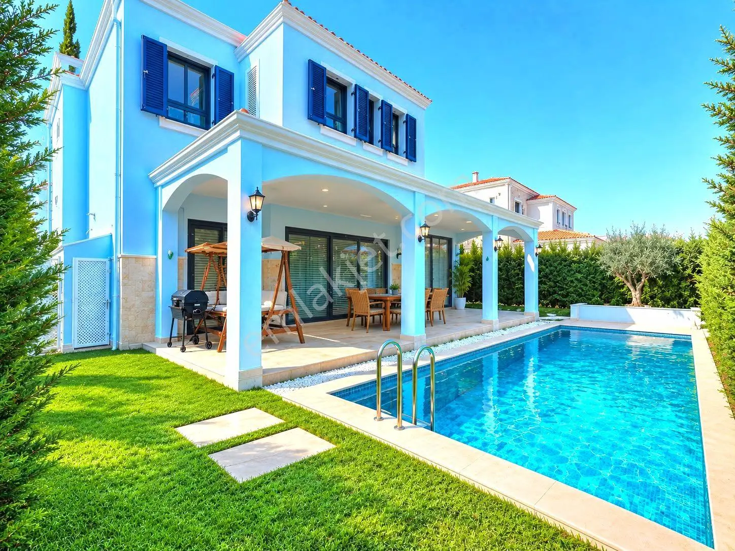 Kuşadasının En Elit Bölgesinde Plaja Ve Avm'lere Yakın Özel Havuzlu Tek Müstakil 4+1 Villa — fotoğraf 9
