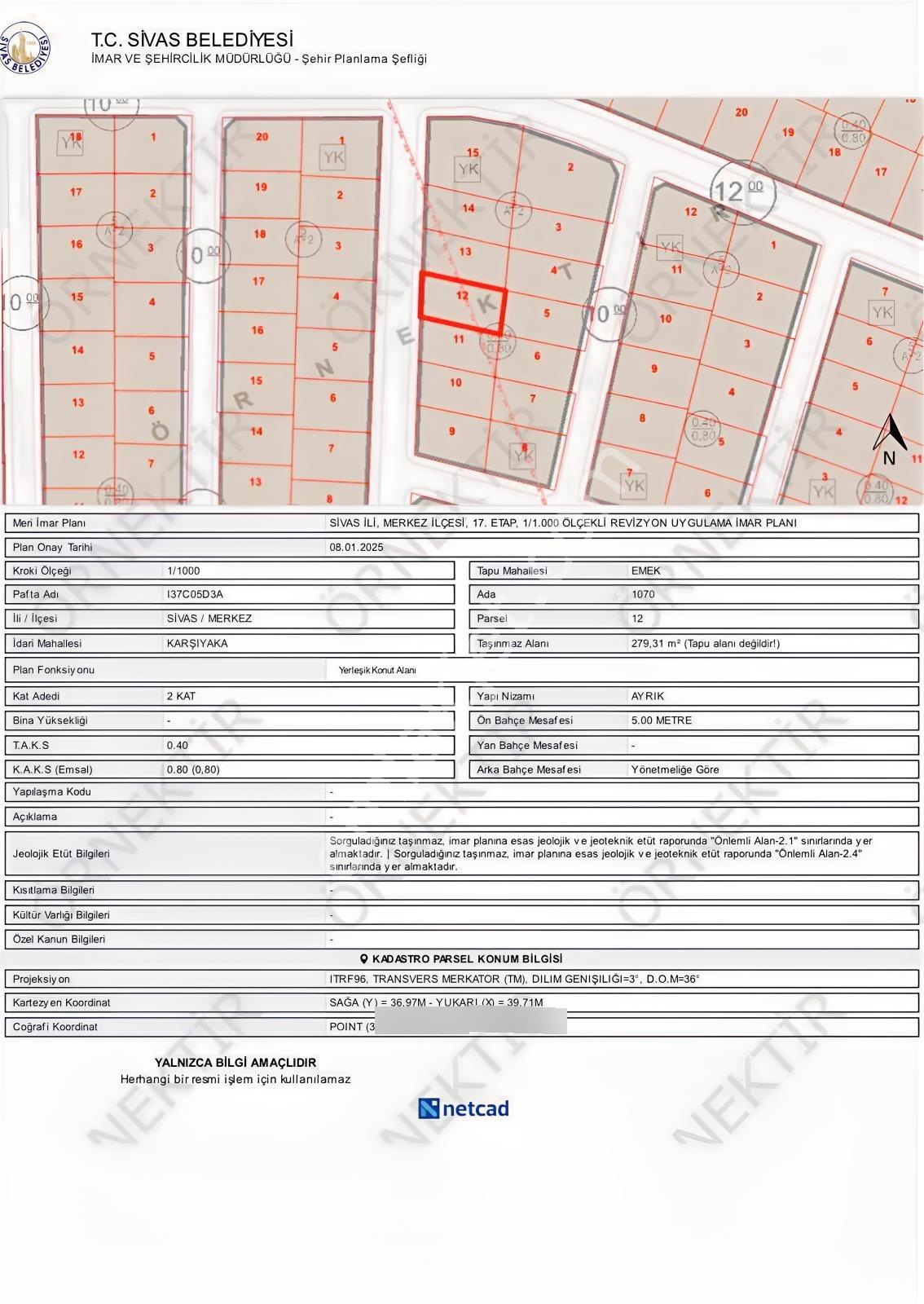 Sivas Ozan Emlak'tan Karşıyaka'da Satılık 284 M² Arsa — fotoğraf 7