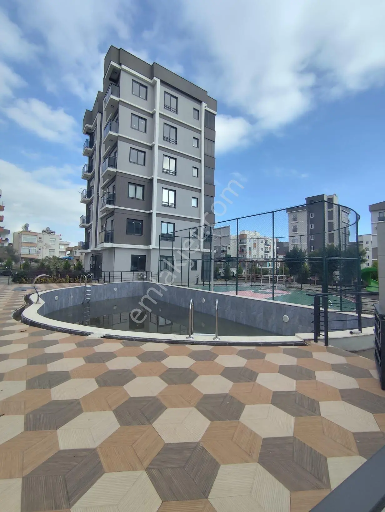 Mezitli Kuyuluk Mh Havuzlu Site İçinde Sıfır 2+1 Satılık Daire — fotoğraf 13