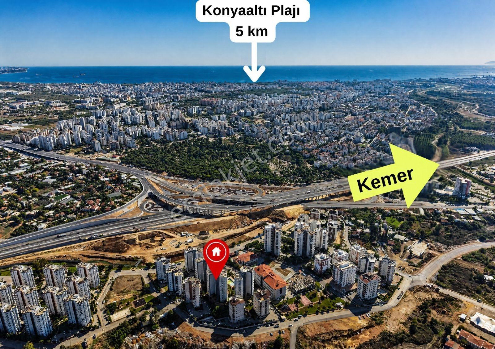 Antalya Duraliler- Satlık 3+1 150m2-havuzlu Site-d.gaz -asansör — fotoğraf 7