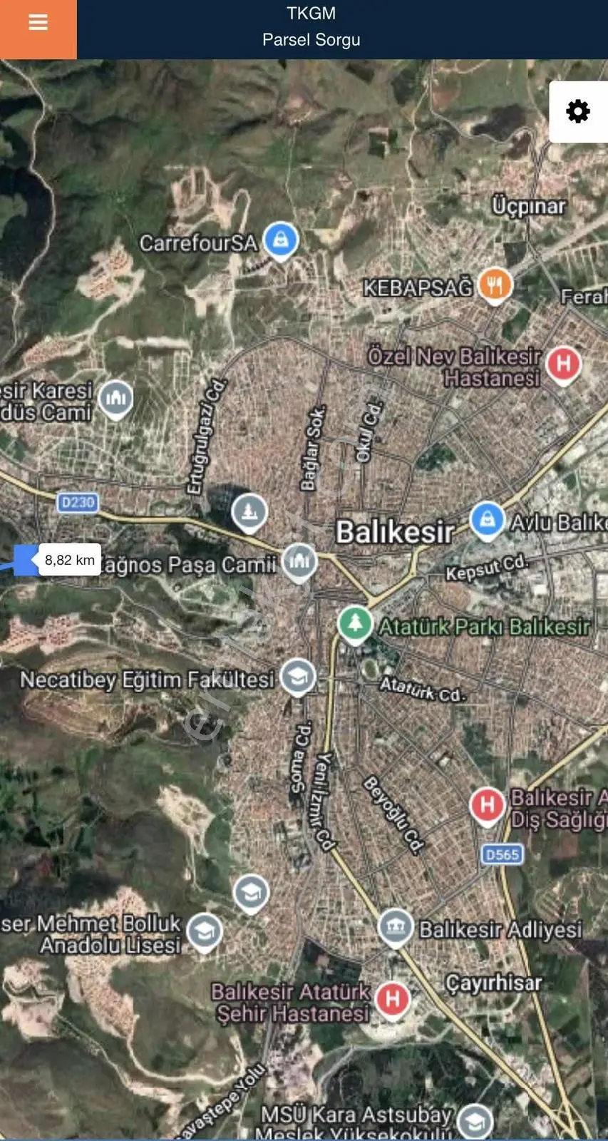 Balcity-Altıeylül Dereköy'De 5.540 M² Hisseli Şehire Yakın Tarla