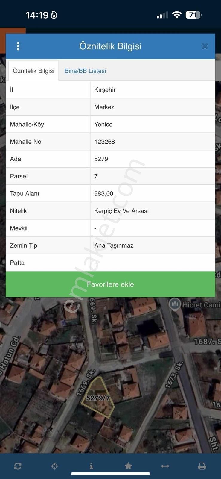 Emlakyumdan Yenice'de 583m² Müteahhitlik Satılık Evli Arsa — fotoğraf 2