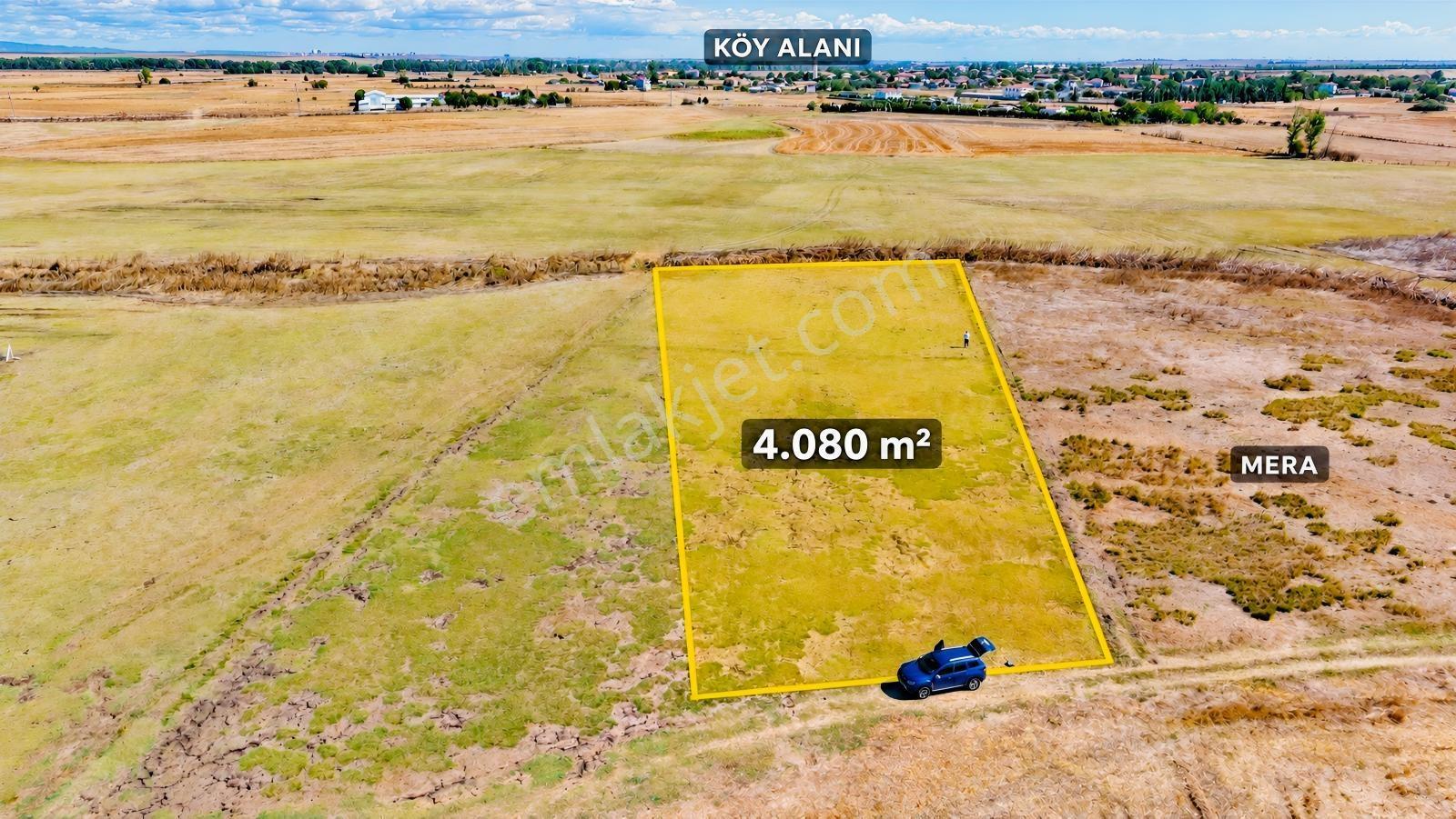 Düğüncübaşında İmar Sınırına 250M Mera Cepheli 4.080M2 Arazi
