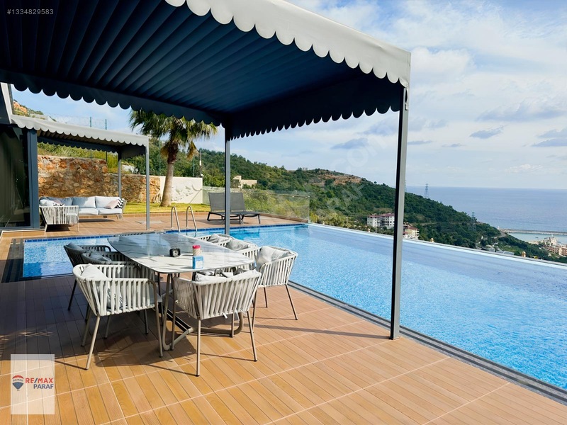 Alanya Hacımehmetlide Muhteşem Deniz Manzaralı Ultra Lüks Villa — fotoğraf 3