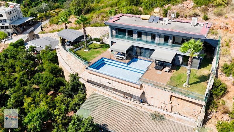 Alanya Hacımehmetlide Muhteşem Deniz Manzaralı Ultra Lüks Villa — fotoğraf 28