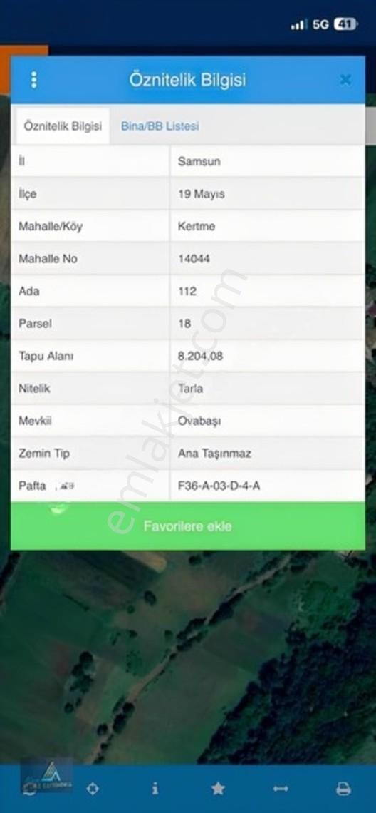 Mavi Atlas Tan 19 Mayıs Kertmede Deniz Manzaralı Tarla — fotoğraf 16