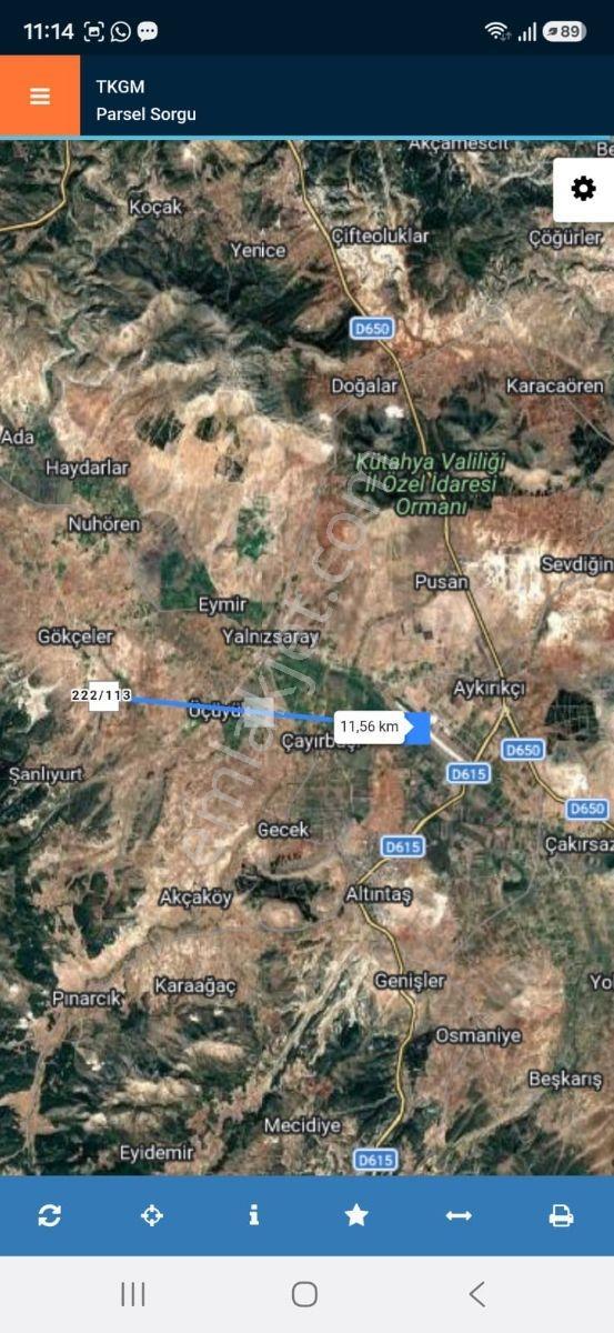 Acil Kütahya Altıntaş Gökçeler'de 2536m2 Müstakil Tektaputarla — fotoğraf 5