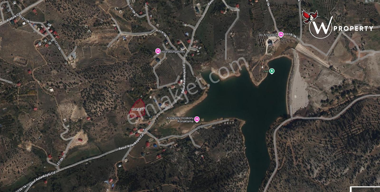 W Property Arslanköy'de Gölet Manzaralı 3.397 M² Arazi — fotoğraf 4