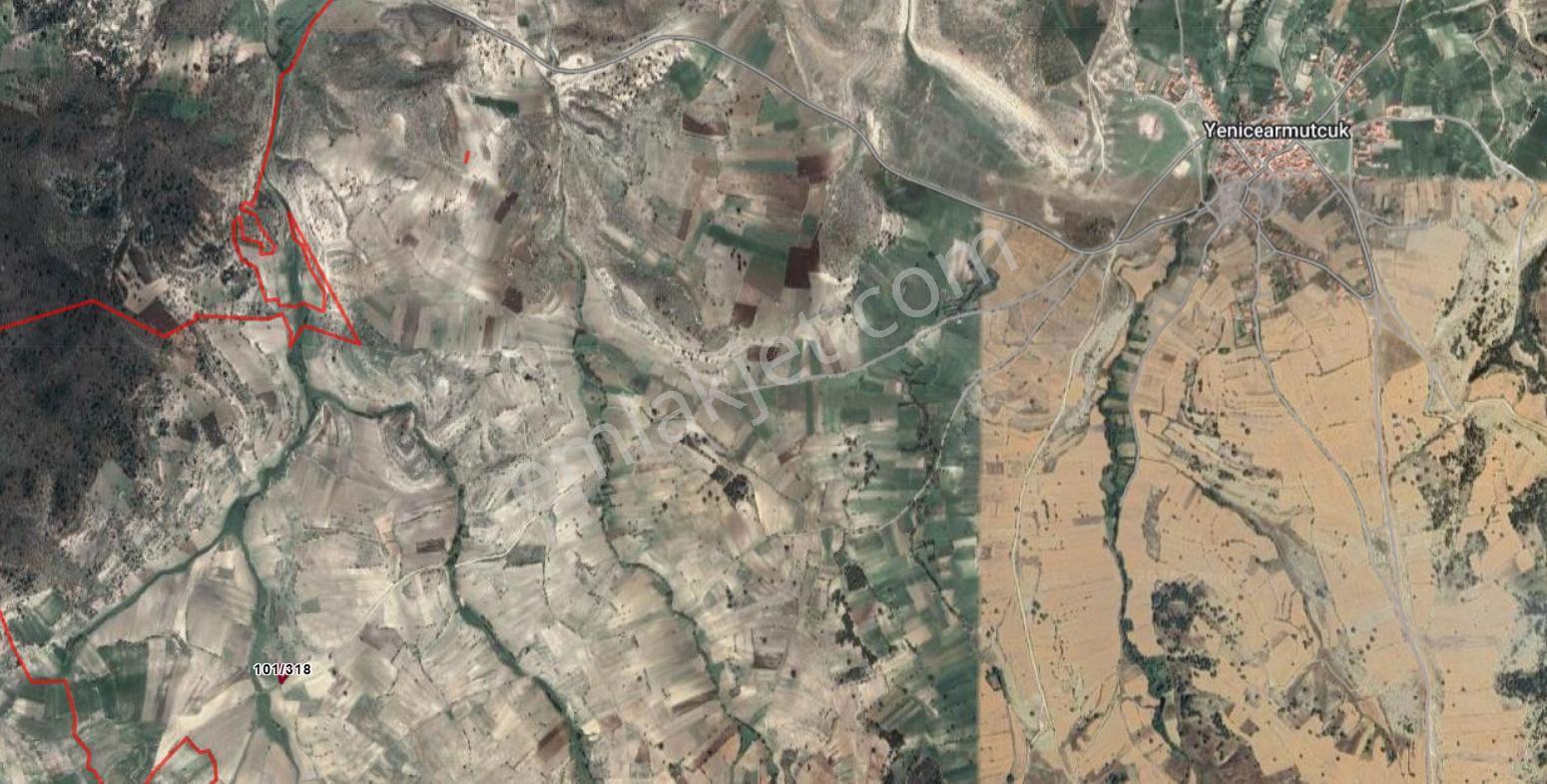 Satılık 1.215 M2 Tarla Kadastro Yola Parsel Çavdarhisar / Kütahya — fotoğraf 6