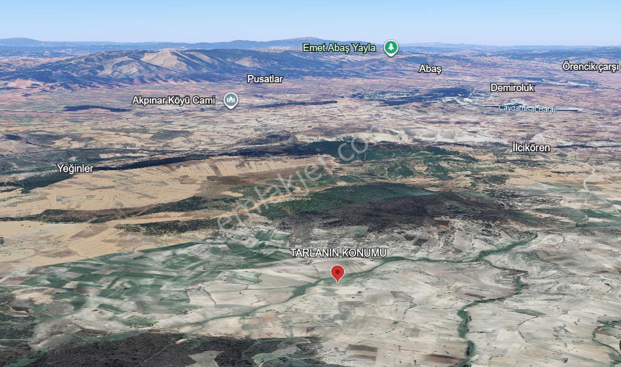 Satılık 1.215 M2 Tarla Kadastro Yola Parsel Çavdarhisar / Kütahya — fotoğraf 11