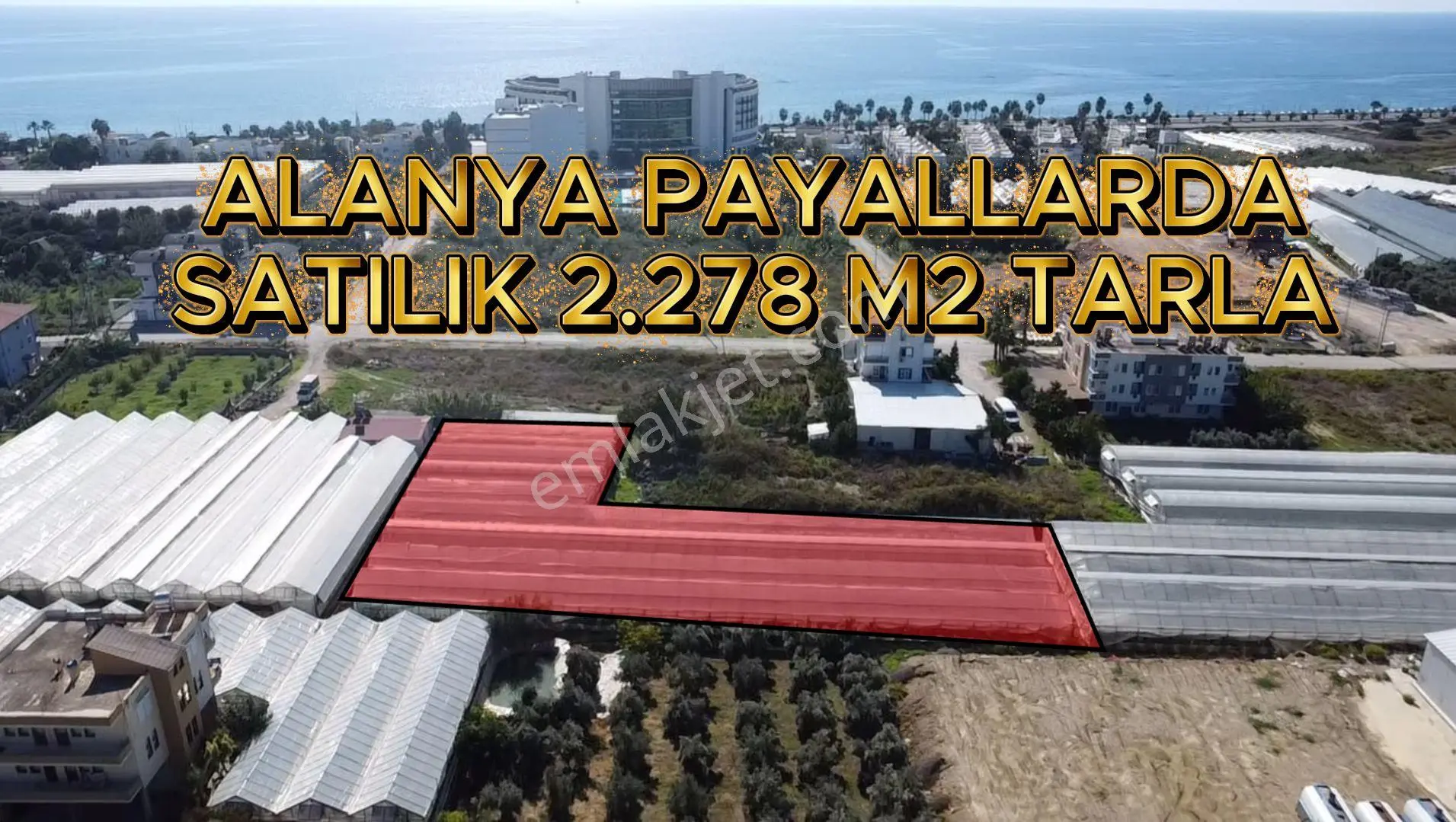 Alanya Payallarda Satılık Denize Yakın Yatırımlık Arsa