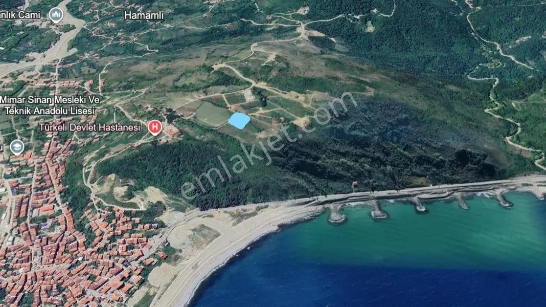 Sinop Türkeli'De Deniz Manzaralı Tek Tapu İmarlı Arsa
