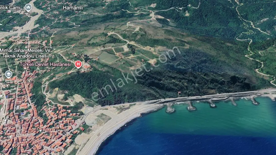 Sinop Türkeli'de Deniz Manzaralı Tek Tapu İmarlı Arsa — fotoğraf 5