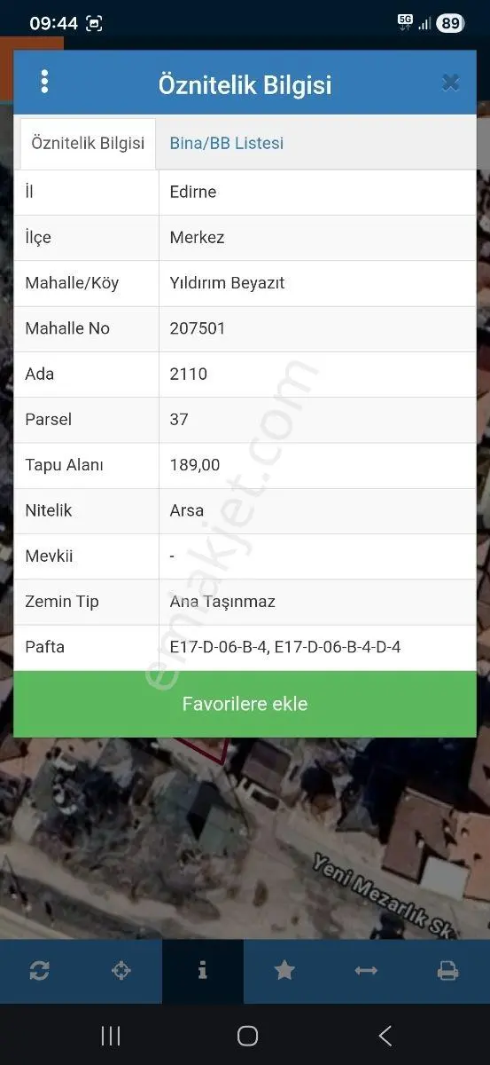 Buluruzdan Edirne Yıldırım Mah. Satılık 746 Metreka İmarlı Arsa — fotoğraf 40
