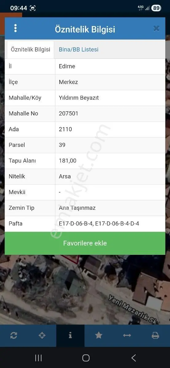 Buluruzdan Edirne Yıldırım Mah. Satılık 746 Metreka İmarlı Arsa — fotoğraf 42