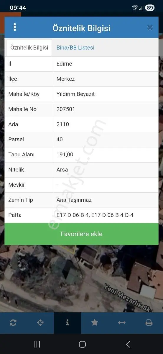 Buluruzdan Edirne Yıldırım Mah. Satılık 746 Metreka İmarlı Arsa — fotoğraf 43
