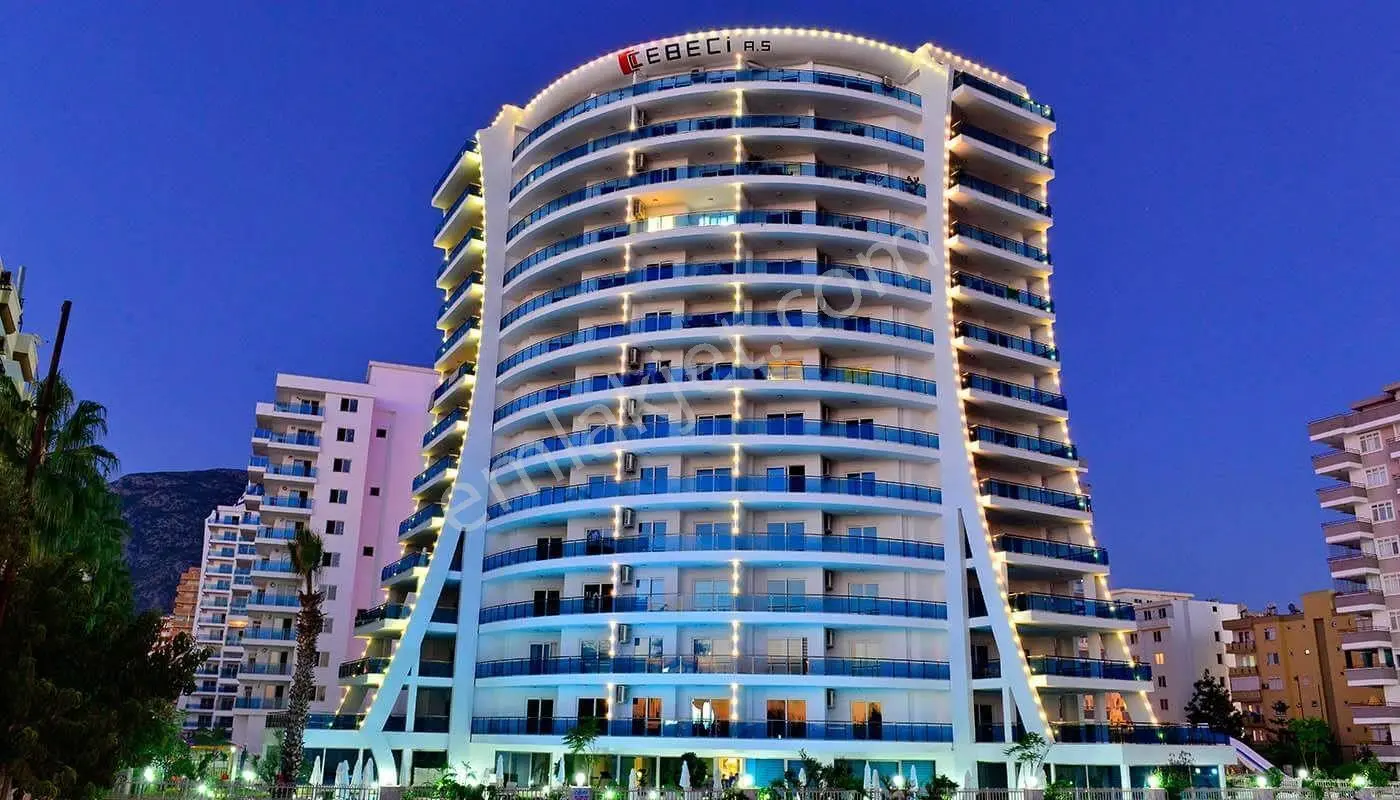 Alanya Mahmutlar'da Denize Sıfır Kale Ve Deniz Manzaralı Eşyalı 1+1 — fotoğraf 35