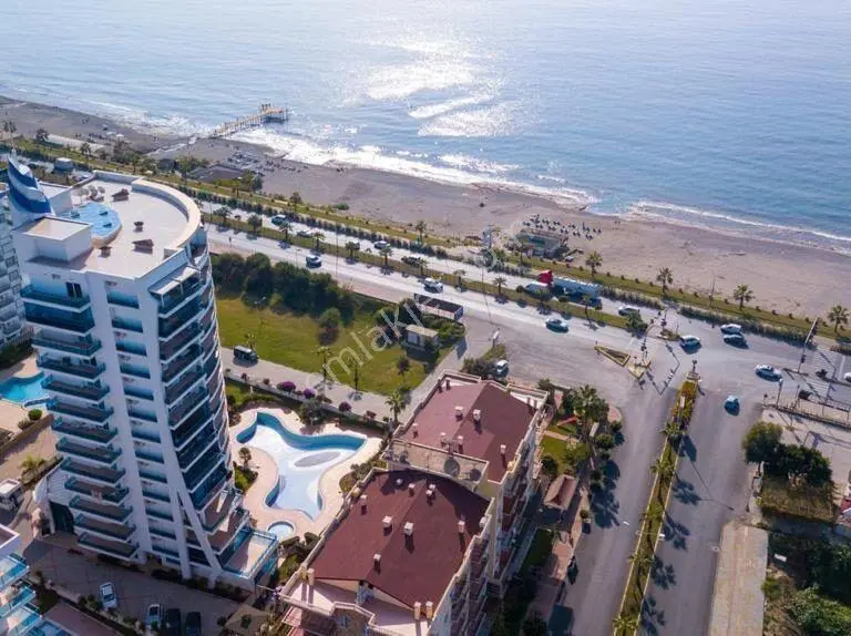 Alanya Mahmutlar'da Denize Sıfır Kale Ve Deniz Manzaralı Eşyalı 1+1 — fotoğraf 37