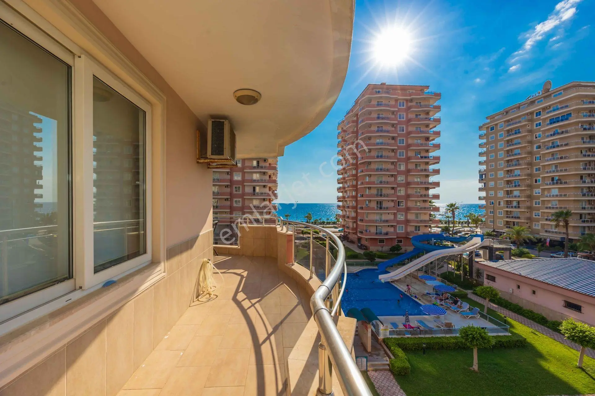 Alanya Mahmutlar'da Deniz Manzaralı 3 Cepheli 2 Balkonlu Eşyalı 2+1 — fotoğraf 24