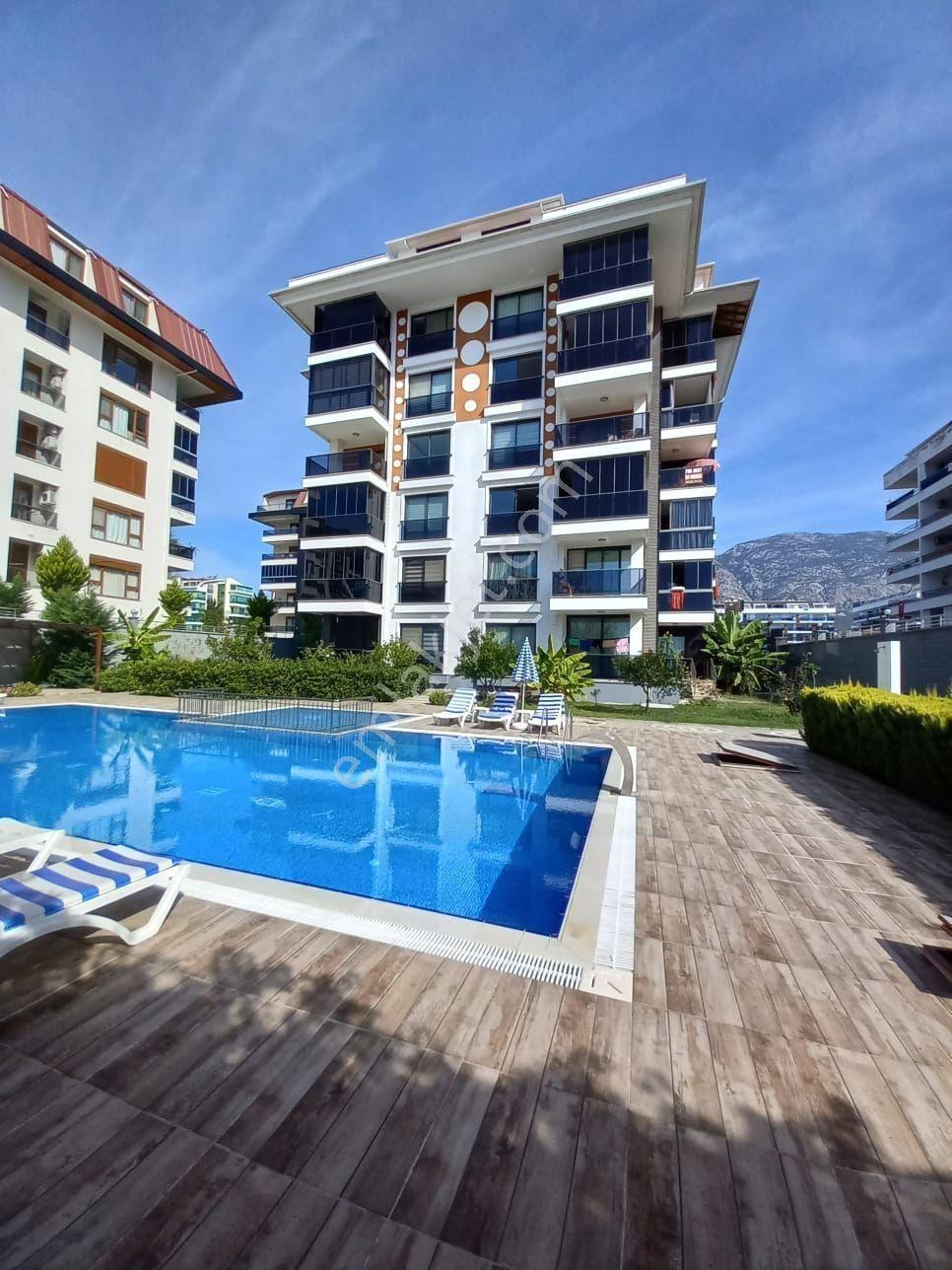 Alanya Kestel'de Denize 100 M Deniz Manzaralı Havuzlu Sitede Eşyalı 1+1 — fotoğraf 10