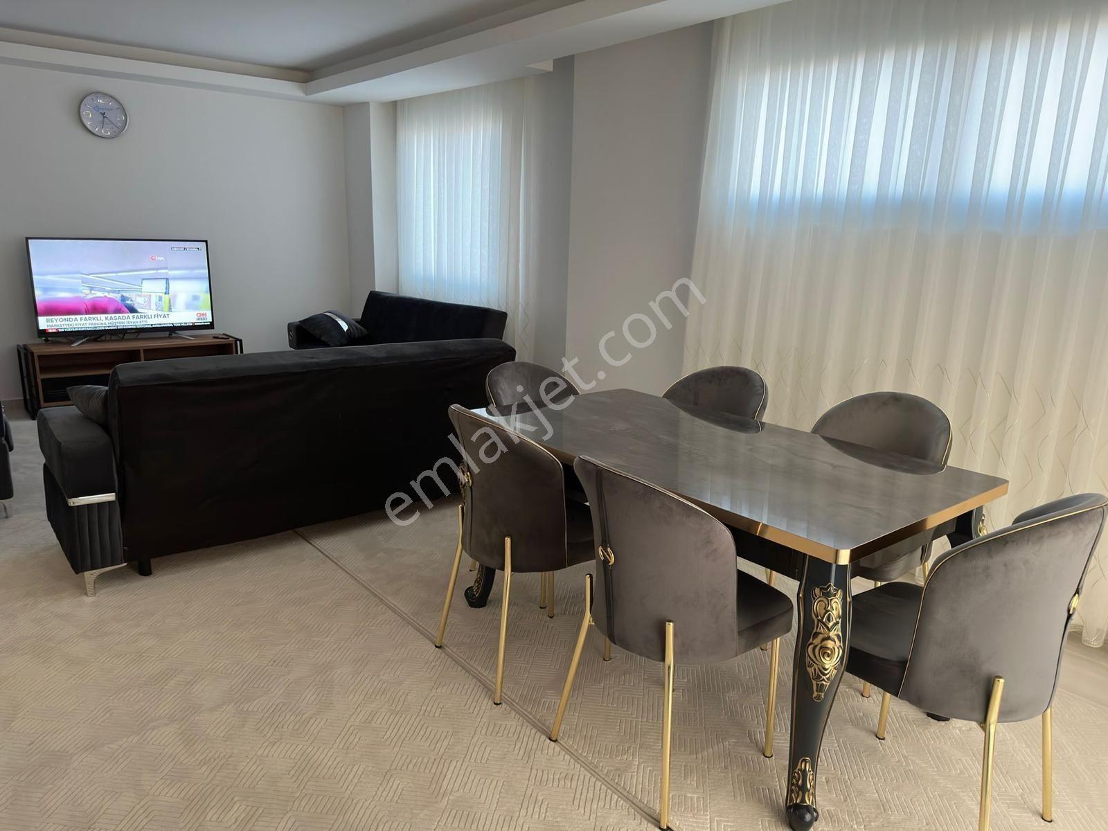 Alanya Kestel'de Denize 100 M Deniz Manzaralı Havuzlu Sitede Eşyalı 1+1 — fotoğraf 12