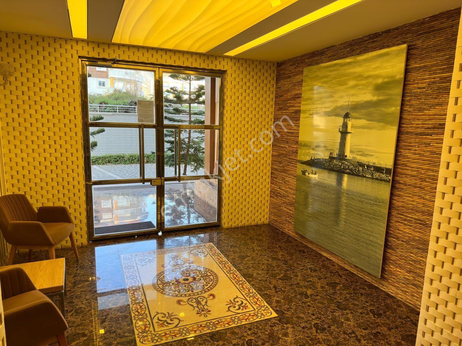 Alanya Kestel'de Denize 100 M Deniz Manzaralı Havuzlu Sitede Eşyalı 1+1 — fotoğraf 23